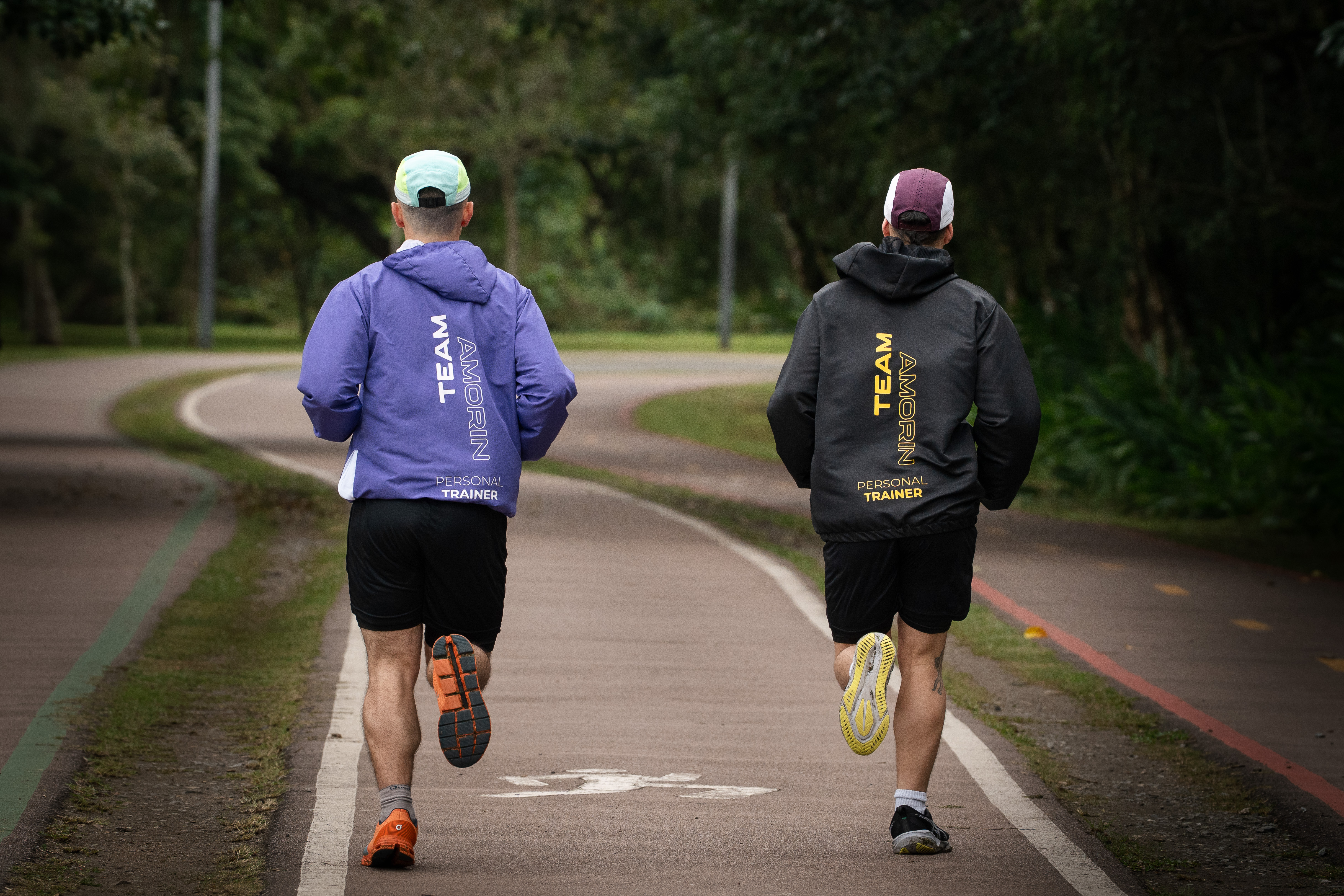 Corredores em parque